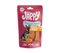 Riga - Jappy Filet de Poulet au Fromage - Friandise Chien - Riche en Poulet Et Fromage - Riche en Protéines - Faible en Matière Grasse - sans Colorant Ni Additifs - Récompenses Idéales - 80 g