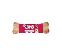 Riga - Jappy Super'Os Biscuit Goût Jambon - Friandise Chien - Biscuit Cuit Au Four - Riche en Goût - Riche en Protéines - Texture Croquante - Hygiène Bucco-Dentaire - Récompense Idéale - 65 G