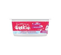 RIGA - Les Delices De Sukie Glace - Friandises Chien - Crème Glacée Aromatisée - Pastèque, Framboise et Mûre - Yaourt Pasteurisé - Sans Lactose, Sucre Ajouté - Gourmandise Naturelle Savoureuse - 110 g
