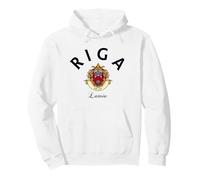 Riga Lettonie Cadeaux Lettonie Baltique Daugava Rivière Lettonie Cadeau Lettonie Sweat à Capuche