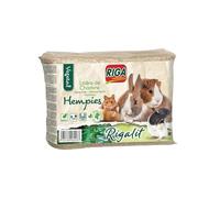 RIGA - Litière Naturelle Dépoussiérée en Chanvre, Confort Optimal pour Rongeurs (1,5Kg) - Lot de 3 - vendu par Lot