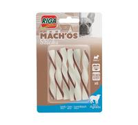 RIGA - Mach'os - Bâtonnet Torsadé S - Friandise pour Chien - Riche en Protéines - A L'Agneau - Hygiène Buccale - Mastication Et Récompense - pour Petit Chien - x 6