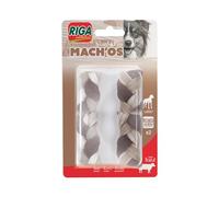 RIGA - Mach'os - Bâtonnet Tressé L - Friandise pour Chien - Riche en Protéines - Au Bœuf - Hygiène Buccale - Mastication Et Récompense - pour Grand Chien - x 2