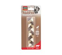 RIGA - Mach'os - Bâtonnet Tressé XL - Friandise pour Chien - Riche en Protéines - Au Bœuf - Hygiène Buccale - Mastication Et Récompense - pour Grand Chien - 90G