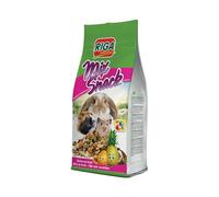 Riga - Mix Snack Aux Fruits - Aliment Complémentaire pour Rongeurs - Lapins, Cochons D’Inde, Octodons, Chinchillas - Riche en Fibres Et Vitamines - Récompense Naturelle Idéale - 85G