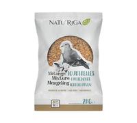 RIGA - NATU'RIGA - Mélange Tourterelles - Mélange De Céréales Et Légumes - Nourriture Oiseaux Extérieur - Recette Énergétique - Toute Saison - 2KG