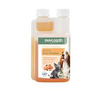 Riga - Phytosoin Huile de Saumon & Olive Chien & Chat - Peau Saine, Pelage Brillant & Digestion - Complément Alimentaire Naturel - Riche en Oméga - Fabriqué en France - 250ml