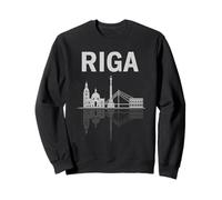Riga Skyline Capitale lettone Riga Lettonie Souvenir Sweatshirt