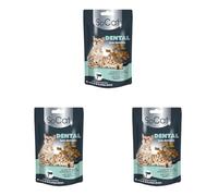 RIGA - SoCat Crock Dental - Friandises pour Chat - Biscuit Croquant - Favorise L'Hygiène Bucco-Dentaire - Riche en Vitamines - sans Colorant Ni Conservateur - Récompense Idéale - 60 g (Lot de 3)