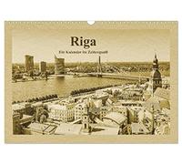 Riga - Un calendrier de style journal, Version française (Calendrier mural 2026 DIN A3 portrait), Calendrier CALVENDO mensuel