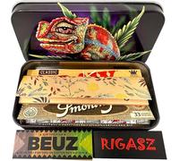 Rigasz Filters Boîte de rangement fine en métal avec papier KS à base de plantes