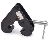 Riggatec Pince de support 2t, Pince à poutre noire - 75-230 mm