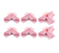 Right Angle Corner Guides - 6 Pieces Stable Clamp Tools, Durable Metal Construction, Accurate Positioning, Easy Grip Design | Craft Clamps for Bookbinding Paper Card Gluing Chipboard DIY Projects