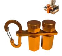 Right-Angle Ruler Clamp with Hexagonal Stable Lock, Multifunction Tall Stair Gauges for Framing Square, Anti-Slip Framing Attachment Jig and Speed Square Holder for Carpentry and Circular Saw