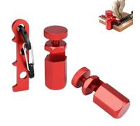 Right-Angle Ruler Clamp with Hexagonal Stable Lock, Multifunction Tall Stair Gauges for Framing Square, Anti-Slip Framing Attachment Jig and Speed Square Holder for Carpentry and Circular Saw