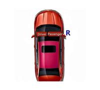 (Right)Compatiblewide Angle Heated Car Mirror Glass For Honda Fit (2009 10 11 12 13 ) Jazz (2011-2013) Crz