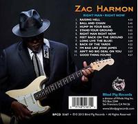 Right Man Right Now by Harmon, Zac [Audio CD] NEUF