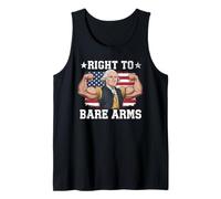 Right To Bare Arms Drapeau américain américain 4 juillet Débardeur