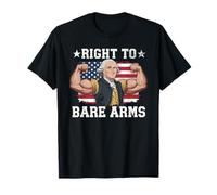 Right To Bare Arms Drapeau US 4 juillet Entraînement amusant T-Shirt