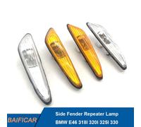 Right White Color Lampe Répétiteur De Garde-Boue Latéral, Pour Bmw E46 318i 320i 325i 330, 1 Pièce Nipseyteko