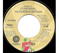 RIGHTEOUS BROTHERS - love is not a dirty word / give it to the people 45 rpm single