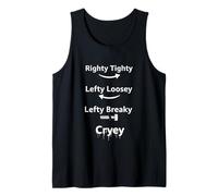 Righty Tighty Lefty Loosey Lefty Breaky Cryey Mechanic Débardeur