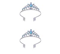 Rigiane HeadPiece 2pcs Righestone Tiaras Vintage Crowns Bandons Kids Princess Hairband Jewelry Bridal Hair Accessoires pour femmes Girls Bridal Headship