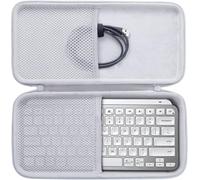 Rigid Case for Logitech MX Keys Mini WRLS Illuminated Keyboard,Single Cover (White)
