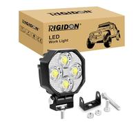 RIGIDON 1 Pcs mini phare de travail led, 2.8 pouces 16W 1600LM, 12V 24V lampe de travail led, projecteurs lumière, spotlight pour offroad Voiture camions SUV 4x4 tracteur, feu antibrouillard, 6000K