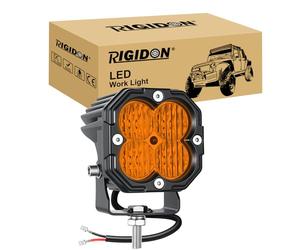 RIGIDON 1 x mini phare travail led, 3 pouces 30W 3000lm feu antibrouillard