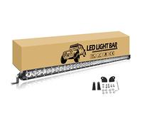 RIGIDON 110cm 43" 210W Slim Led light Barre, 12V 24V Spot Projecteur LED Voiture Phare de Travail pour 4x4 Offroad Véhicules Camion Tracteur Bateau, IP67 Etanche 6000K Blanche feu antibrouillard