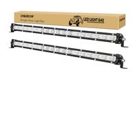 RIGIDON 2 Pcs 50 cm 20 Pouces 90W Slim LED Light Barre, 12V 24V Barre d'éclairage LED, Faisceau Combo Spot d'inondation pour Offroad Véhicules Voiture camions SUV 4x4 Tracteur,6000K Conduite Lumières