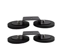 RIGIDON 2 Pièces Fort magnétique support, Base magnétique supports de montage pour led light barre, barre lumineuse led, phare de travail led, pour offroad voiture camion SUV 4x4 (Support B)