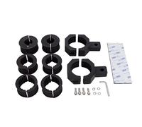 RIGIDON 2 Pièces Support de Montage de Lumière Travail 1"/ 1.4"/ 1.6"/ 2" Universelle Pince de Tube de Barre Fixation Support Barre Led pour Tout-terrain Voiture Camion Moto SUV 4x4
