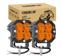 RIGIDON 2 x mini phare travail led, 3 pouces 30W 3000lm feu antibrouillard