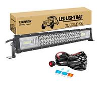 RIGIDON 22 Pouces 55 cm 270W Slim Barre de LED 4x4 avec 12V Faisceau kit