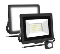 RIGIDON 2x 30W projecteur d'extérieur led avec detecteur de mouvement, PIR