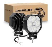 RIGIDON 2x Mini Phare de Travail Led, 2.8 pouces 16W 1600LM Flood Feux Led