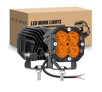 RIGIDON 2x Mini Phare travail led, 3 pouces 30W 3000LM Fuex Led 4x4 Carré