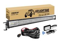 RIGIDON 42pouces 105cm 540W LED Light Barre 12V stroboscopique Faisceau kit | étanche, 6000K blanc, barre lumineuse led, lampe auxiliaire, pour offroad véhicules voiture camions ATV 4x4 bateau tracteur