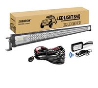 RIGIDON 50pouces 127cm 648W LED Light Barre 12V stroboscopique Faisceau kit | étanche, 6000K blanc, barre lumineuse led, lampe auxiliaire, pour offroad véhicules voiture camions ATV 4x4 bateau tracteur