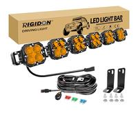 RIGIDON Barre de Led 4x4 avec 12V DT faisceau kit, 40 Pouces 102 cm 180W 15000LM Barre lumineuse led pour offroad Véhicules Voiture Camion ATV, Ambre feu antibrouillard, Étanche phare de travail
