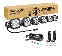 RIGIDON Barre de Led 4x4 avec 12V DT faisceau kit, 40 Pouces 102 cm 180W 15000LM Barre lumineuse led pour offroad Véhicules Voiture Camion ATV UTE, 6000K feu antibrouillard, Étanche phare de travail