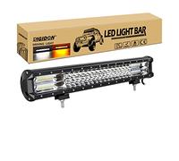 RIGIDON barre lumineuse led stroboscopique, 20 pouces 50cm 288W ambre blanc