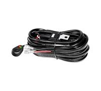 RIGIDON Kit de faisceau de fils pour barre lumineuse LED 12 V 18 AWG avec interrupteur marche/arrêt, relais d'alimentation, fusible à lame, fil automobile pour brouillard, tout-terrain, SUV, camions