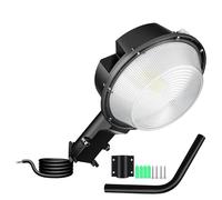 RIGIDON Réverbère Extérieur à LED, 100W 10000LM Du crépuscule à l'aube étanche IP66 Pour Grange, Rue, Cour, Parking, Jardin, Garage, Terrasses, Parcs, Allées éclairage Public, Projecteur Blanc
