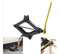 Rigogo Cric losange pour voiture, SUV, monospace, capacité de charge de 2 tonnes, acier de haute qualité, poids 2 kg, hauteur maximale 39 cm, hauteur minimale 11 cm, clé hexagonale incluse