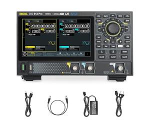 RIGOL Générateurs de Fonctions,DG912 Pro Générateur de Signaux,150 MHz,2 Canal,16 bits,écran tactile HD 7 pouces,Ultra-portable,Idéal pour les tests sur site et l’enseignement en laboratoire