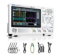 RIGOL Oscilloscope,DHO814 Oscilloscope Numerique,100MHz,4A Canal,Résolution 12 bits, écran tactile HD 7",Ultra-Portable,Pour tests sur site et enseignement en laboratoire