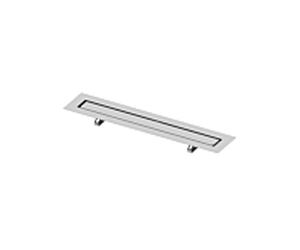 Rigole de douche TECEdrainline en acier inoxydable 650900, pour pierre naturelle, en set